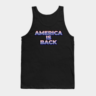 America Is Back - Saying Gift Tank Top